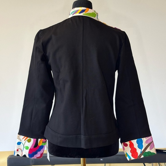 MARIA AMOR Tenango Light Jacket Black size M - Picture 3 of 6